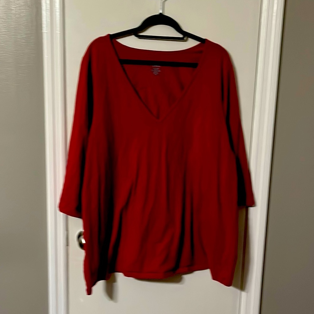 Red foxy style shirt